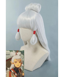 Hyrule Warriors Age of Calamity Impa 80cm Grey Straight Cosplay wigs