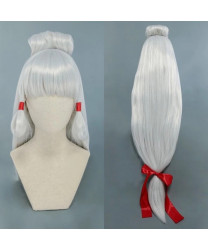 Hyrule Warriors Age of Calamity Impa 80cm Grey Straight Cosplay wigs