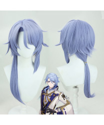 Genshin Impact Inazuma Kamisato Ayato Light Blue Cosplay Wig