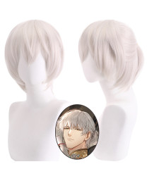 Light and Night Sariel Short Cosplay Wig With a Ponytail