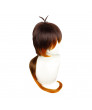 Genshin Impact Zhongli Brown Orange Straight Cosplay Wig