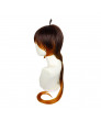 Genshin Impact Zhongli Brown Orange Straight Cosplay Wig