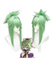 Genshin Impact Kuki Shinobu Green Cosplay wigs