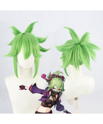 Genshin Impact Kuki Shinobu Green Cosplay Wig