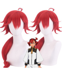 Mobile Suit Gundam: The Witch From Mercury Suletta Mercury Long Red Cosplay Wig