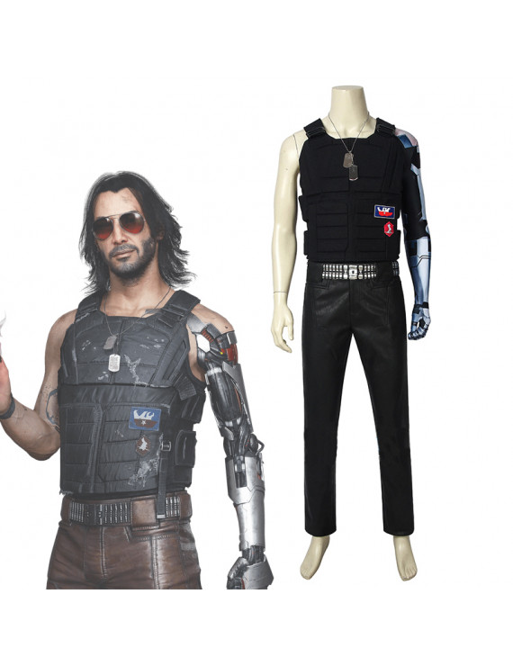 Cyberpunk 2077 Johnny Silverhand cosplay costume