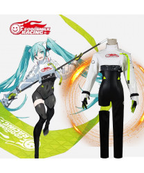 Hatsune Miku cosplay costume Race Suit