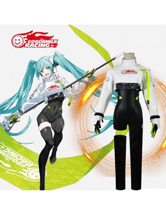 Hatsune Miku cosplay costume Race Suit