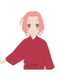 Jigoku Raku Mei Pink Short Cosplay Wig