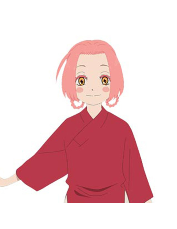 Jigoku Raku Mei Pink Short Cosplay Wig