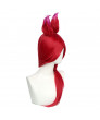 LOL Xayah Wig Fire Red Straight Wig High Temperature Silk Wig