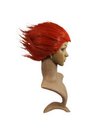 Hunter × Hunter Hisoka Heat-resistant Fiber Orange Wig