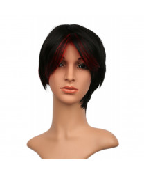 Gotham 3 Fish Mooney Black Short Cosplay Hair Wig Props