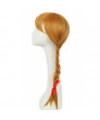 Halloween Annabelle Wig The Conjuring Cosplay Costume Long Light Brown Double Tails Hair Accessories