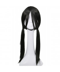 Dragon Ball Videl Black Long Straight Cosplay Hair Wig