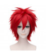 Gaara Wig Naruto Sabaku No Gaara Short Straight Red Halloween Party Wig Cosplay Costume Synthetic Wig