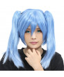 Kagerou Project Takane Enomoto Ene Cosplay Wig Light Blue Straight Anime Costume Wig With Bunches