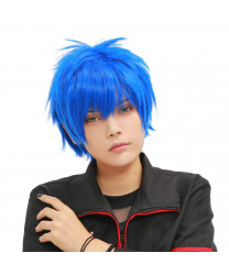 Fairy Tail Gerard Cosplay Wig Short Royal Blue Heat Resistant Anime Party Wig