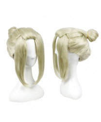 Gintama Tsukuyo Anime Short Blonde Cosplay Hair Wig