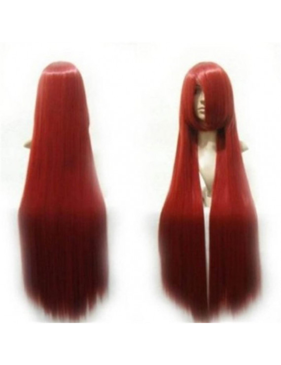 Fairy Tail Erza Scarlet Straight Cosplay Hair Wig