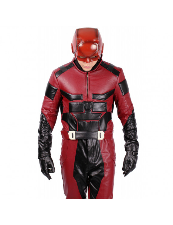 Daredevil Costume Matt Murdock Daredevil Season 2 Cosplay Black PU ...