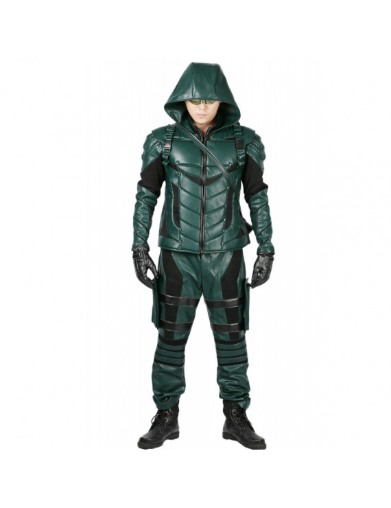 Green Arrow Rolecosplay Costume The Arrow Season 5 Oliver Queen Cosplay Costume Adult's Size