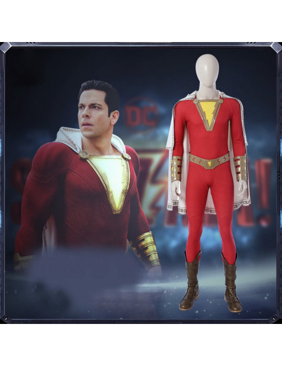 Halloween Cosplay Shazam! Billy Batson Role Cosplay Costume