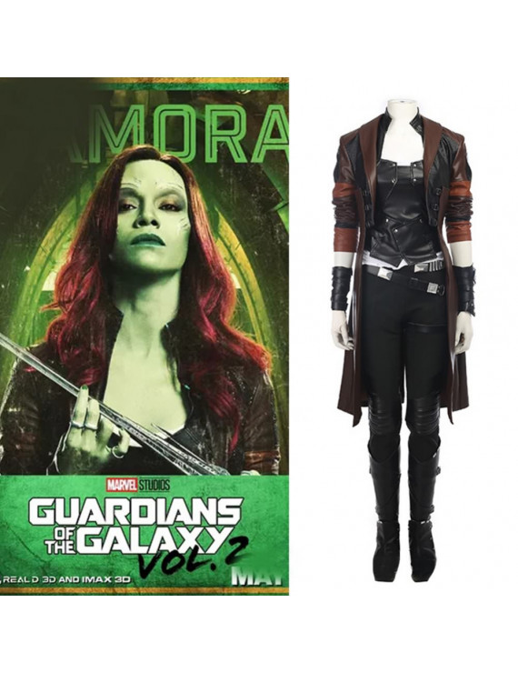 Guardians of the Galaxy Gamora Halloween Cosplay Costume