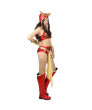 Darna Red PU Felmale Superhero Comic Cosplay Costume