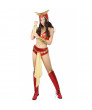 Darna Red PU Felmale Superhero Comic Cosplay Costume