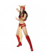 Darna Red PU Felmale Superhero Comic Cosplay Costume