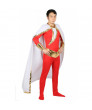 DC Comics Captain Marvel Shazam Costume Skin-tight Full Bodysuit Zentai Shazam Cosplay Costume