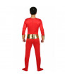 DC Comics Captain Marvel Shazam Costume Skin-tight Full Bodysuit Zentai Shazam Cosplay Costume