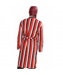 Deadpool Striped Bathrobe Thin Loose Bathrobe Cosplay Costume