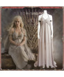 Game of Thrones Daenerys Targaryen Cosplay Gray Dress