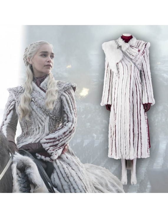 Game of Thrones Season 8 Daenerys Targaryen Cosplay Costume