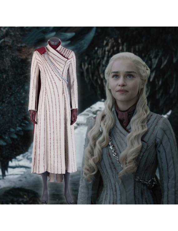 Game of Thrones Season 8 Daenerys Targaryen Cosplay Costume Type 1