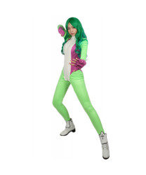 She-Hulk Light Green PU Zentail Cosplay Costume