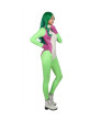 She-Hulk Light Green PU Zentail Cosplay Costume