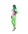 She-Hulk Light Green PU Zentail Cosplay Costume