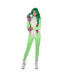 She-Hulk Light Green PU Zentail Cosplay Costume