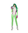 She-Hulk Light Green PU Zentail Cosplay Costume