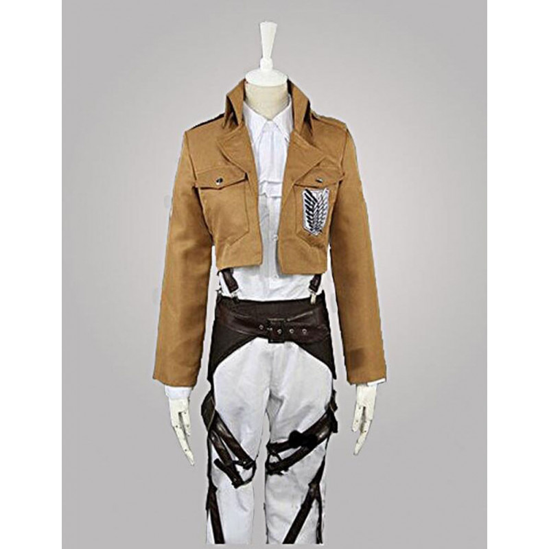 Attack on Titan Shingeki no Kyojin Levi Ackerman Scout Regiment Cosplay ...