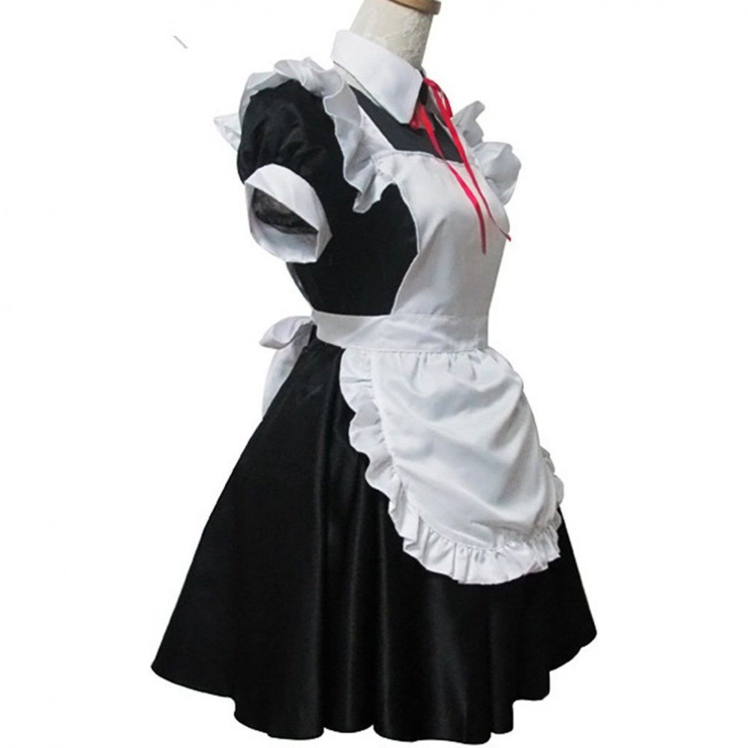 Women's Anime Cosplay Costume French Apron Maid Fancy ...