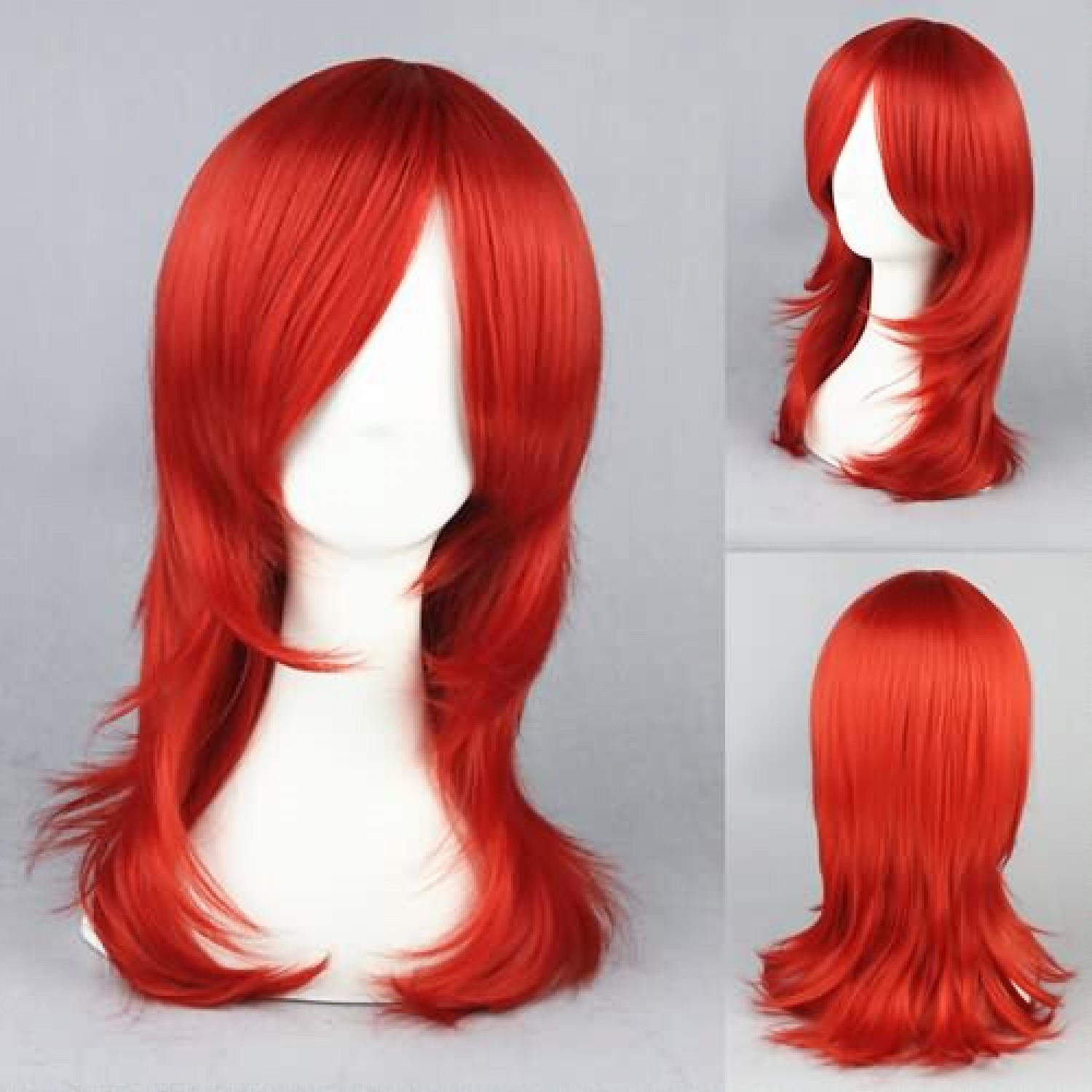 Naruto Karin Dark Red Anime Cosplay Wig 55 cm ( free shipping ) - $19.99