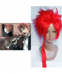 Final Fantasy VII Reno Red Long Cosplay Wig 80 cm