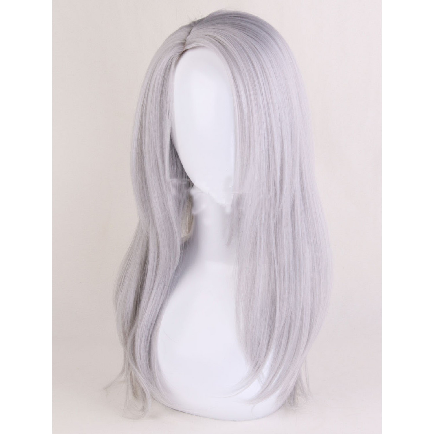 long silver cosplay wig