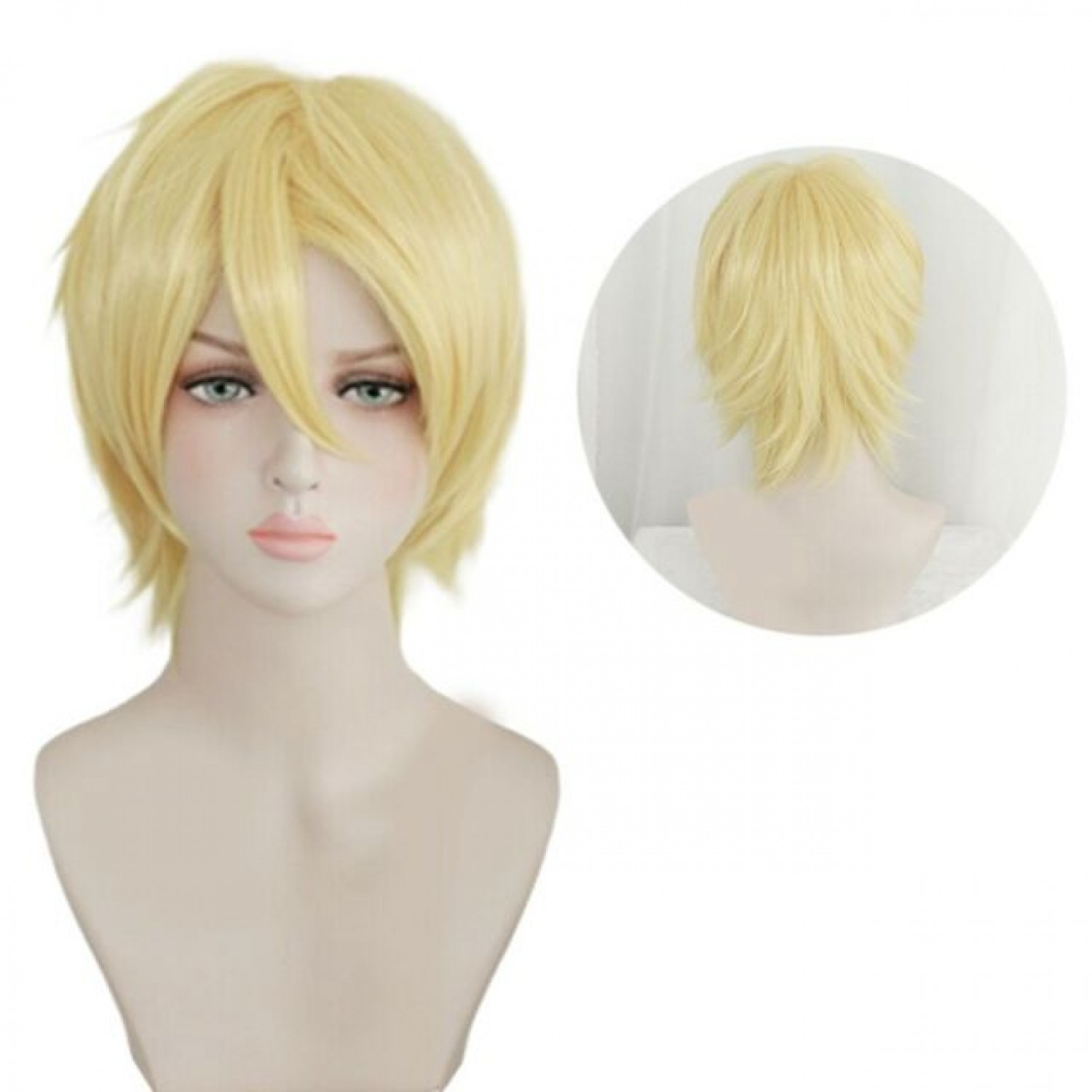 Banana Fish Ash Lynx Blonde Short Cosplay Wig Free Shipping 17 99