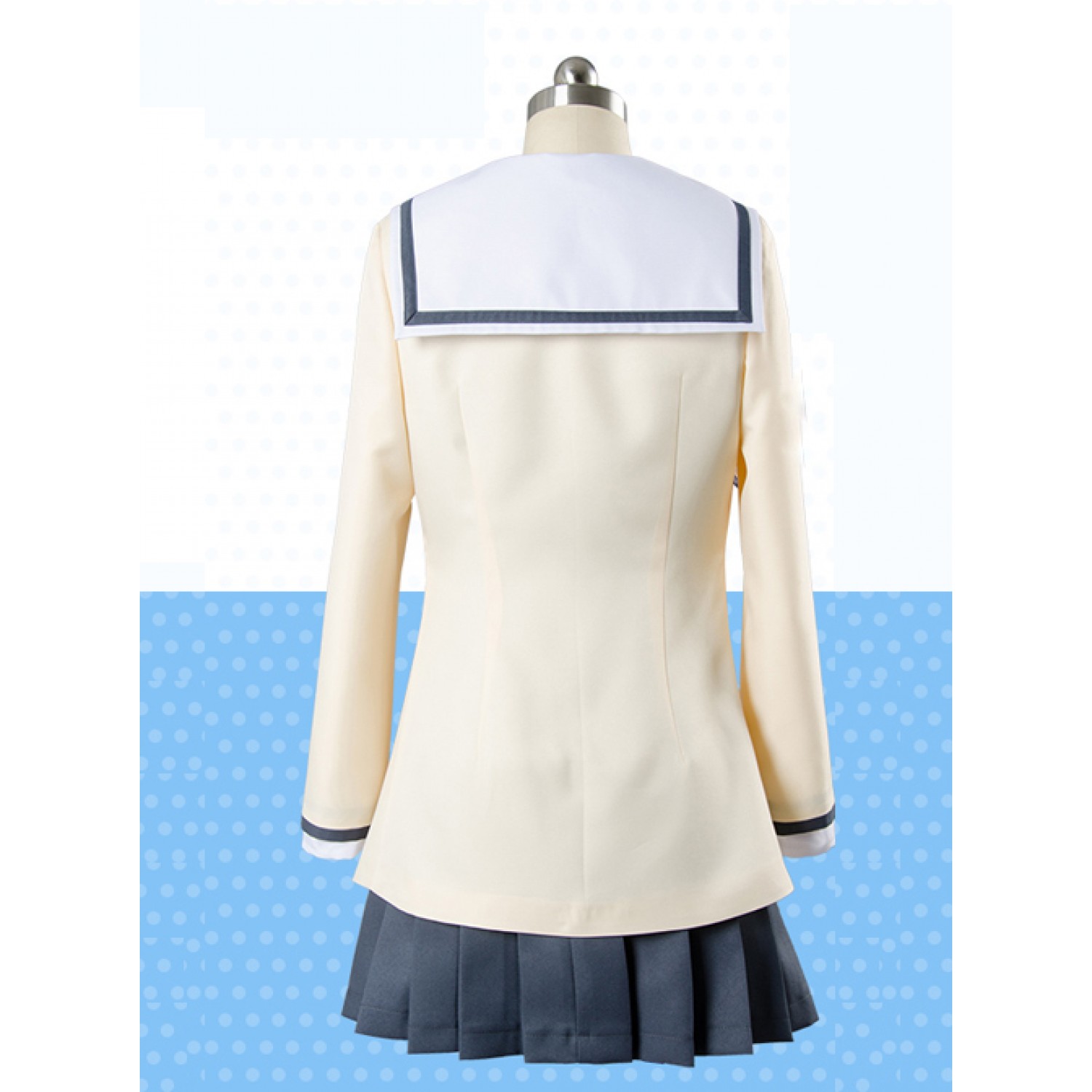 Aho Girl Hanabatake Yoshiko Student Uniform Cosplay Ciostume ( free ...