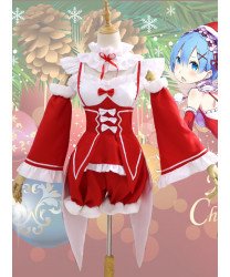 Re Life In A Different World From Zero Rem Or Ram Christmas Cosplay Costume